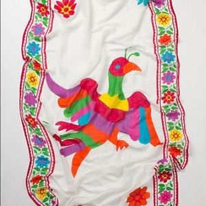 Otomi Parrot Anthropologie scarf wrap